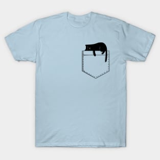 Cat sleeping pocket T-Shirt